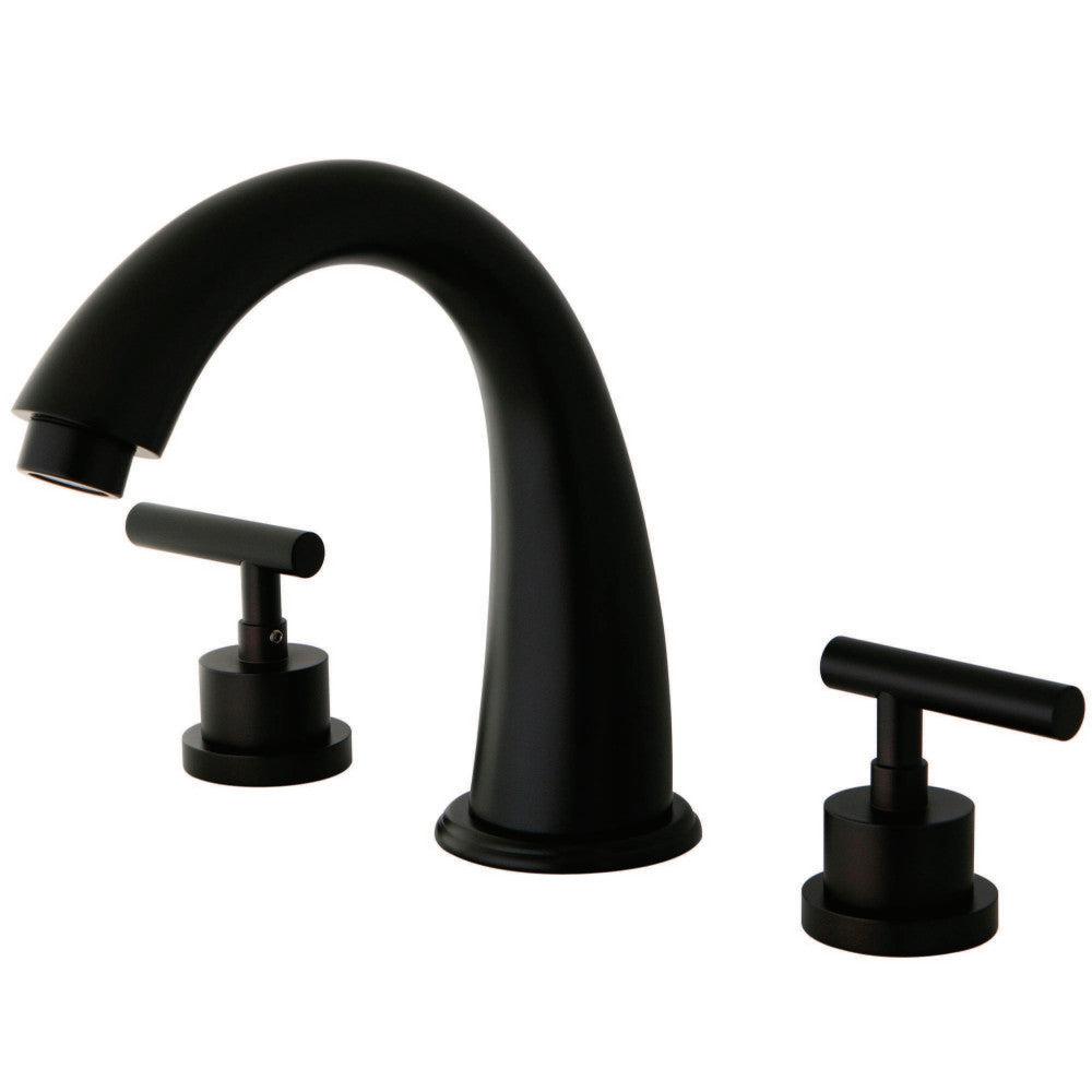 Kingston Brass KS2365CML Oil Rubbed Bronze Roman Tub Faucet - Vintage Style Bathroom Fixture for Freestanding Tubs & Luxury Spa Retreats