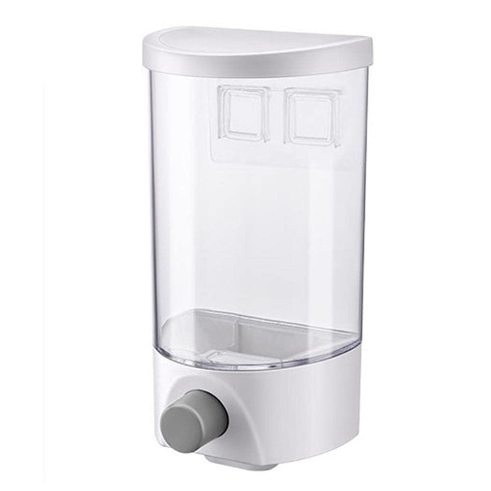 ACGrade Wall Mounted Cereal Dispenser - Kitchen Food Storage Container for Rice, Cereal & Dry Goods with One-Touch Dispensing | Perfect for Pantry Organization & Space Saving in Small Kitchens