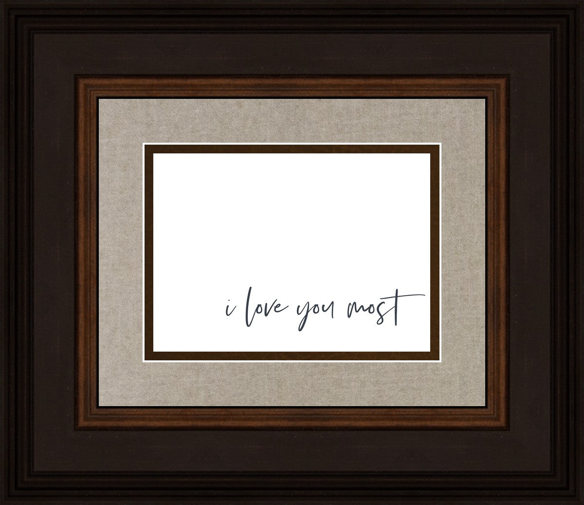 I Love You Most By Paige Tilly - Heartwarming Romantic Gift for Couples, Anniversaries & Valentine's Day - Perfect for Weddings, Date Nights & Expressing Love