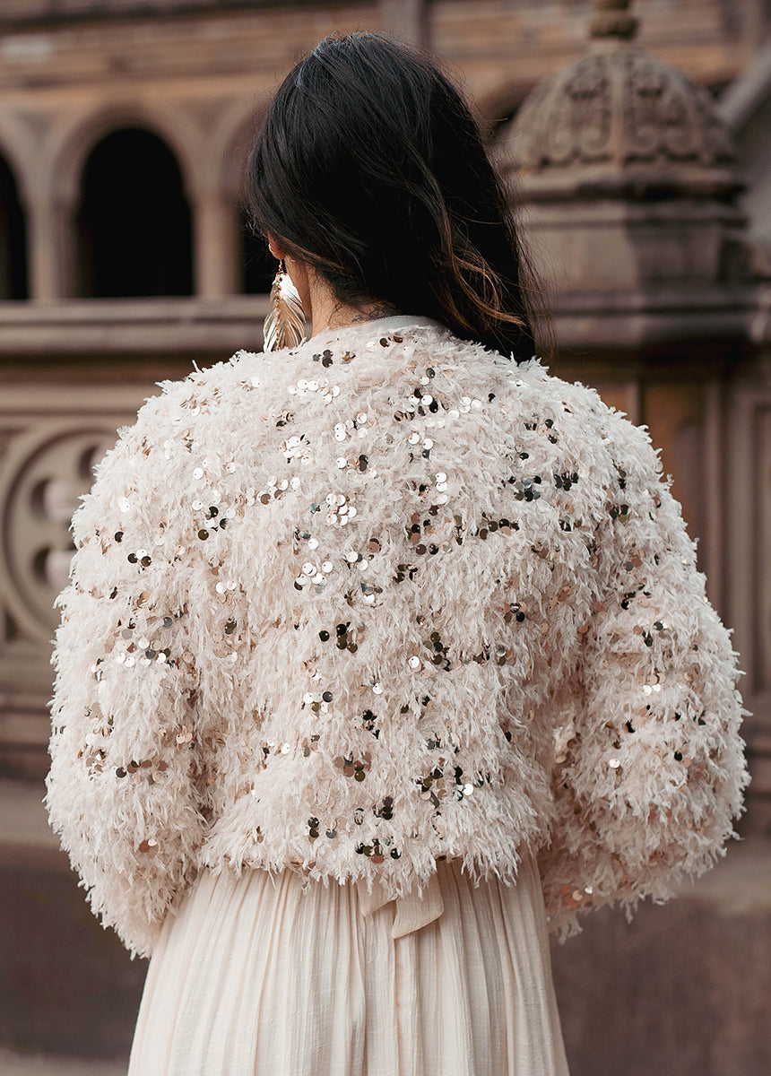 Premium Silna Jacket in Cream - Women's Lightweight Winter Coat for Cold Weather - Perfect for Outdoor Activities, Travel & Daily Wear