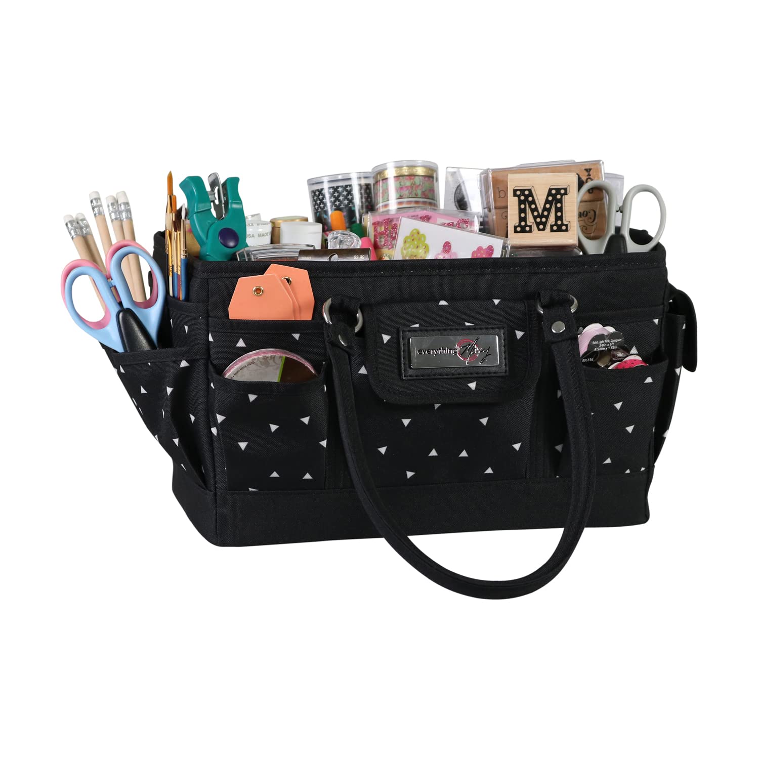 Everything Mary Deluxe Collapsible Storage Organizer with Handles - Multi-Purpose Tote for Diapers, Snacks, Toys, Office Supplies & Home Essentials | Perfect for Nursery, Travel, School & Daily Organization