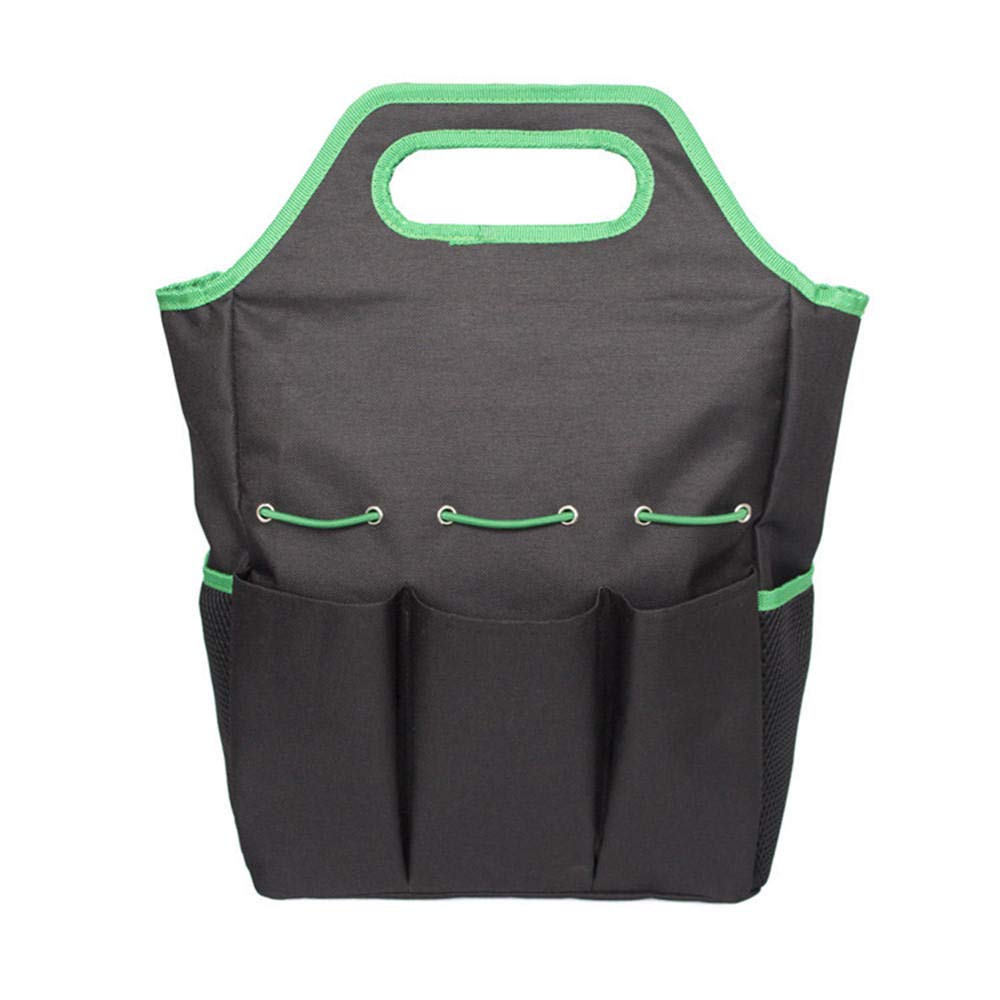 YUEGOO Heavy Duty Outdoor Tool Storage Bag - Waterproof Garden Tool Organizer with Multiple Pockets for Hammers, Wrenches & Gardening Equipment - Perfect for DIY Projects, Construction Work & Backyard Maintenance