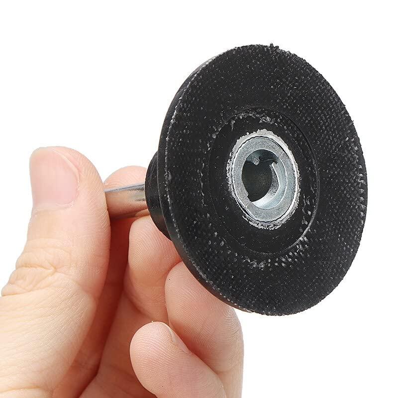 3Pcs 25/50/75mm Backing Pad with 6mm Shank - Sanding Disc Holder for Rotary Tools, Grinders & Roll Lock Pads - Perfect for Woodworking, Metal Polishing & DIY Projects