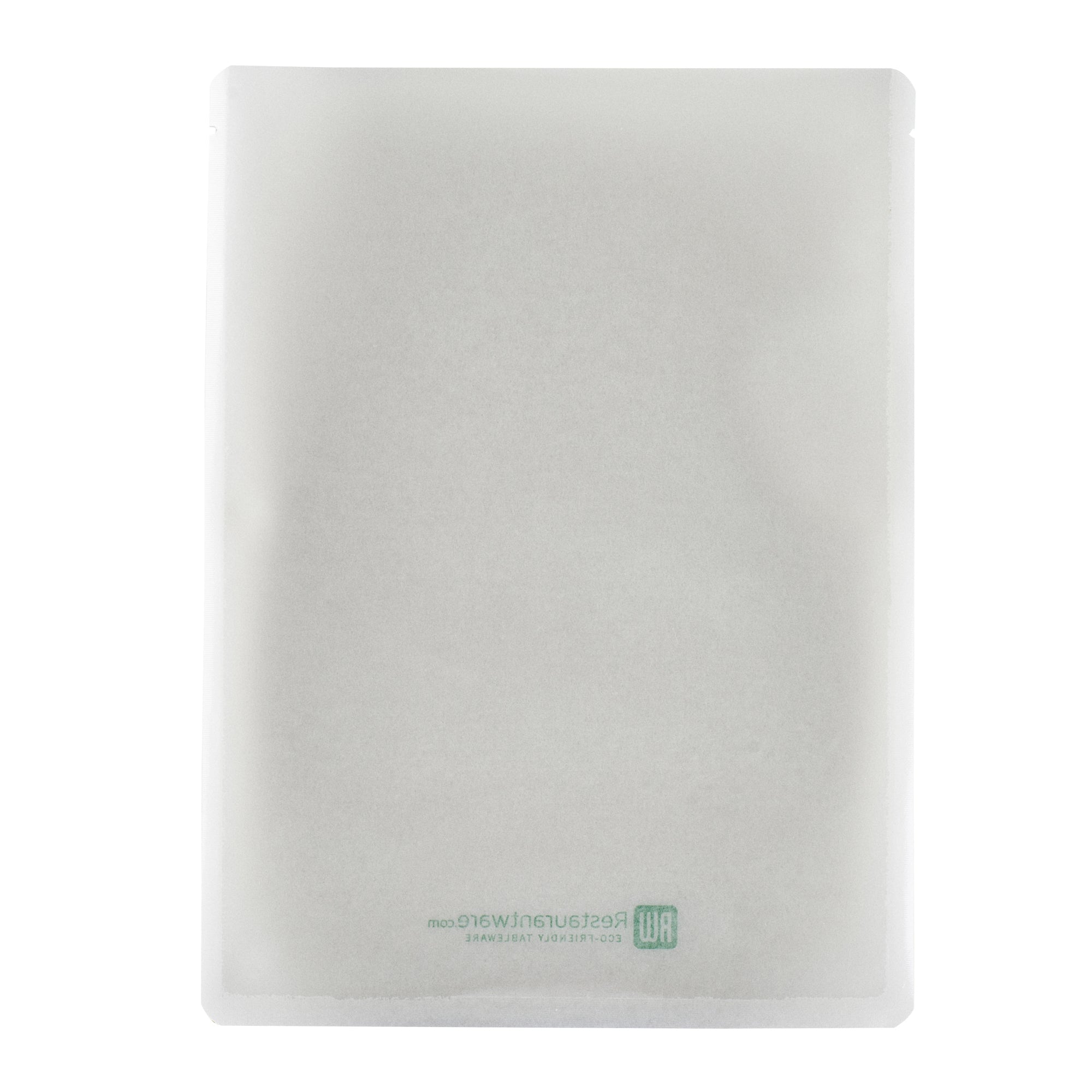 White Plastic Medium Sandwich & Snack Bags - Heat Sealable Food Storage (8.75