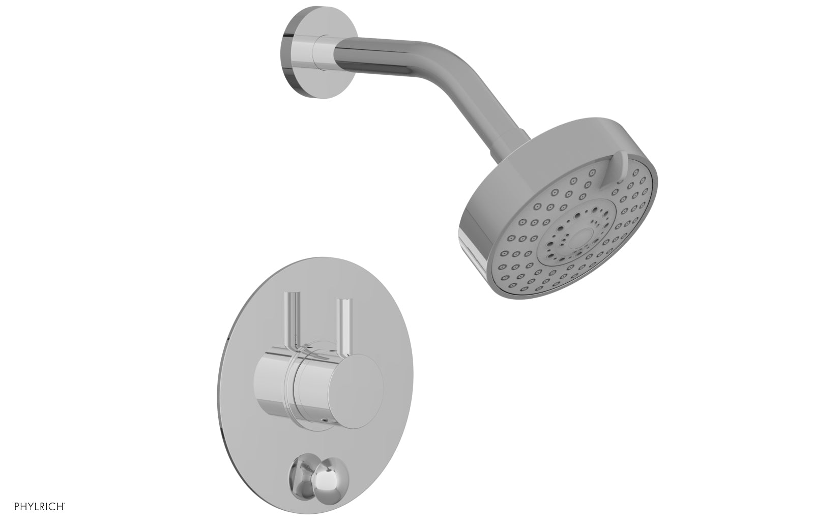 BASIC II Pressure Balance Shower and Diverter Set (No Spout) 4 191 - Perfect for Bathroom Renovation, Modern Home Upgrade & Water-Saving Installation