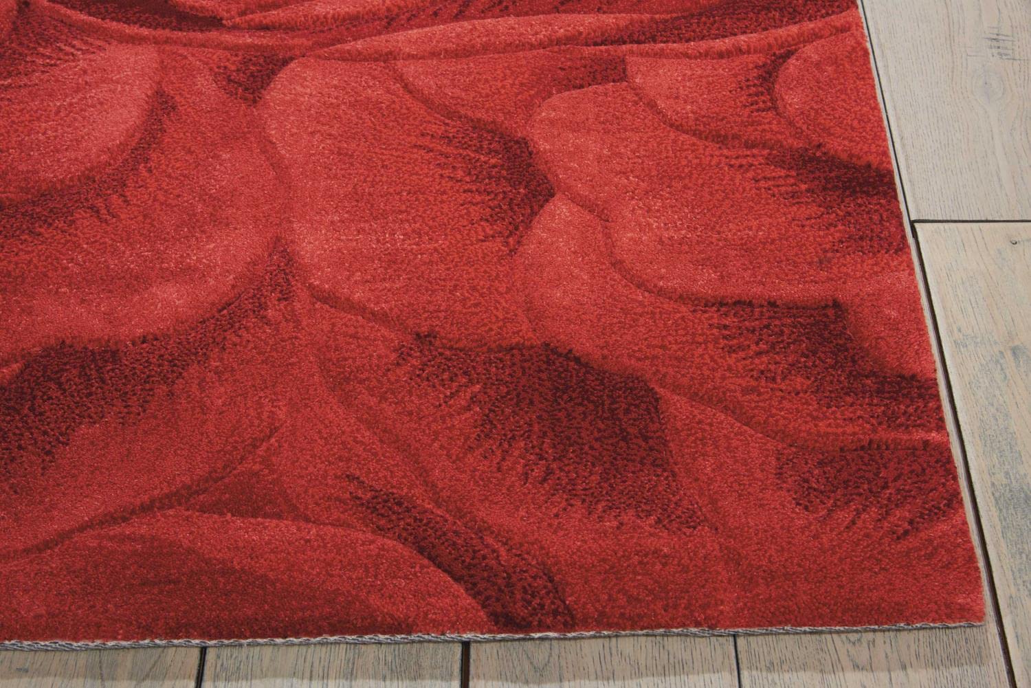 Nourison Moda Floral Crimson 5'6