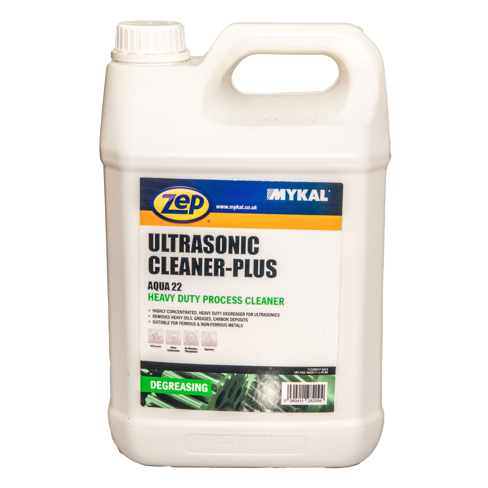 Mykal Ultrasonic Cleaning Solution - Professional Jewelry, Eyeglasses & Dental Equipment Cleaner for Home & Commercial Use