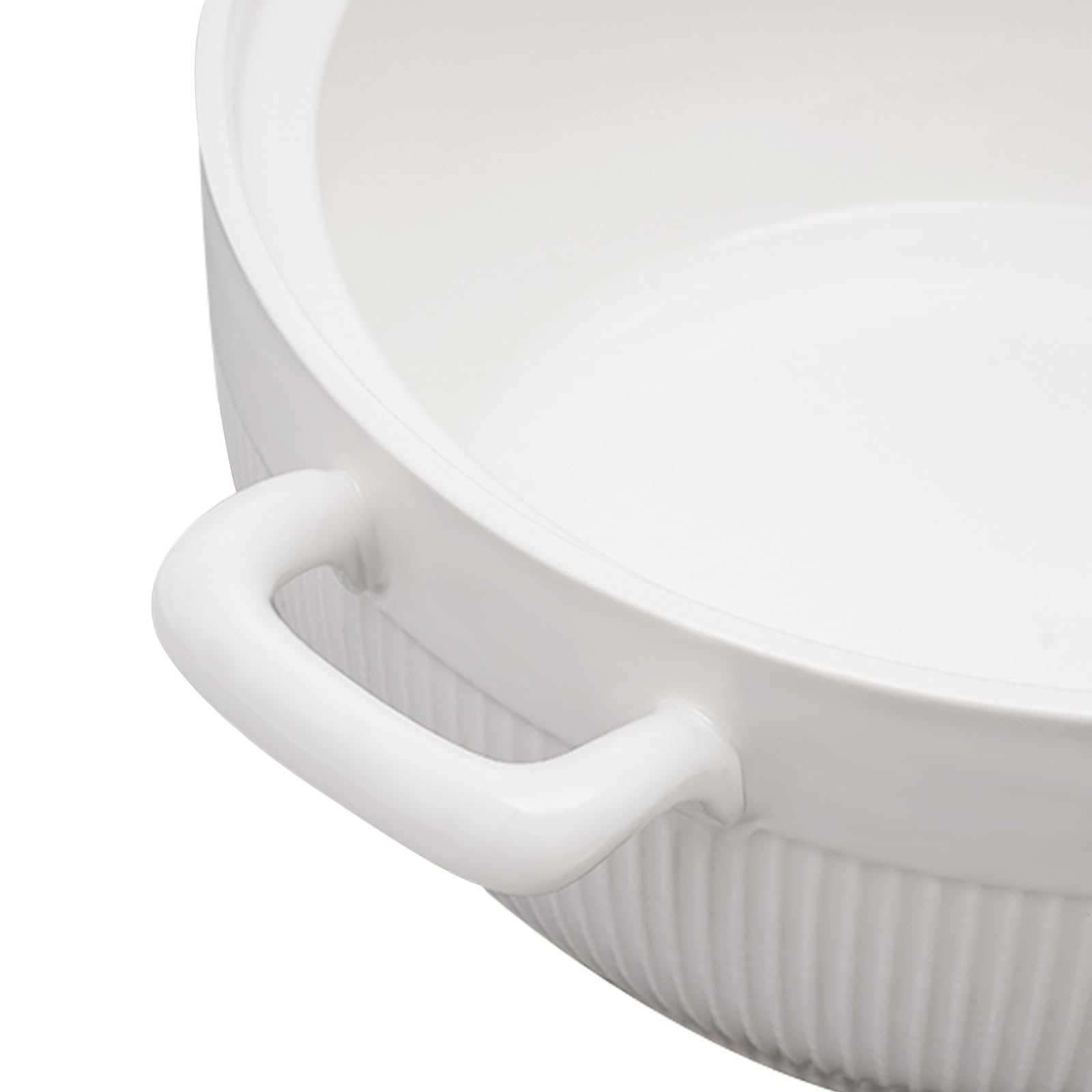 Premium White Porcelain Soup Tureen with Glass Lid - 8.54 Inch Ceramic Serving Bowl for Restaurants & Home Kitchens - Elegant Tableware for Soups, Stews & Decorative Serving
