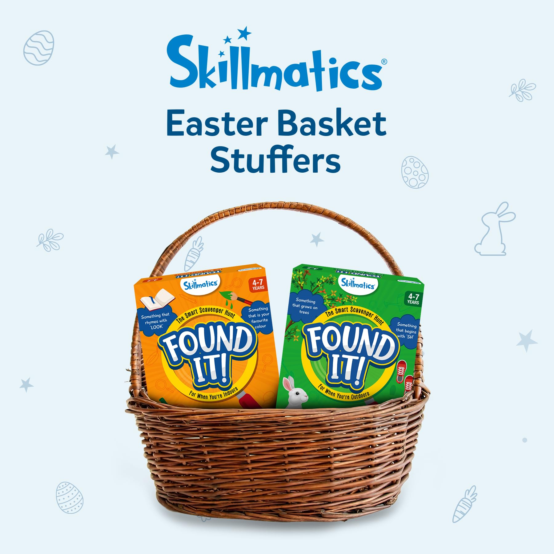 Skillmatics Outdoor Scavenger Hunt Card Game - Found It! Fun Easter Basket Stuffers & Educational Gift for Kids Ages 4-7, Boys, Girls & Families - Perfect for Home, School, Playdates & Outdoor Adventures