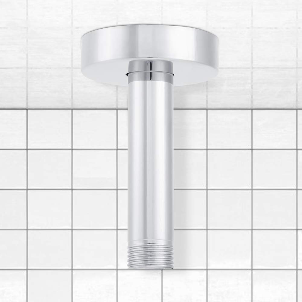 Stainless Steel G1/2In Ceiling Mount Shower Arm - Adjustable Shower Extension for Bathroom & Toilet (Perfect for Small Spaces & Modern Bathroom Renovations)