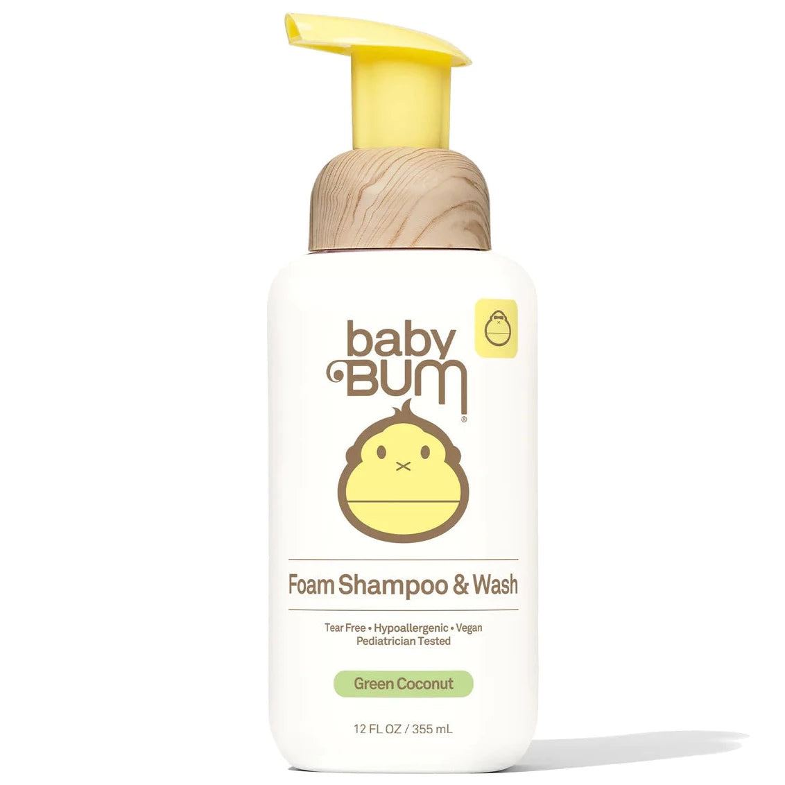 Baby Bum Foaming Shampoo & Body Wash - Tear-Free Gentle Cleanser for Newborns & Toddlers - Perfect for Bath Time & Sensitive Skin Care
