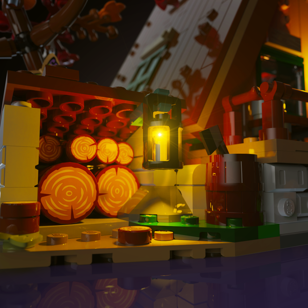 LEGO® A Frame Cabin #21338 Light Kit - Enhance Your LEGO Building with LED Lights for Display & Nighttime Play