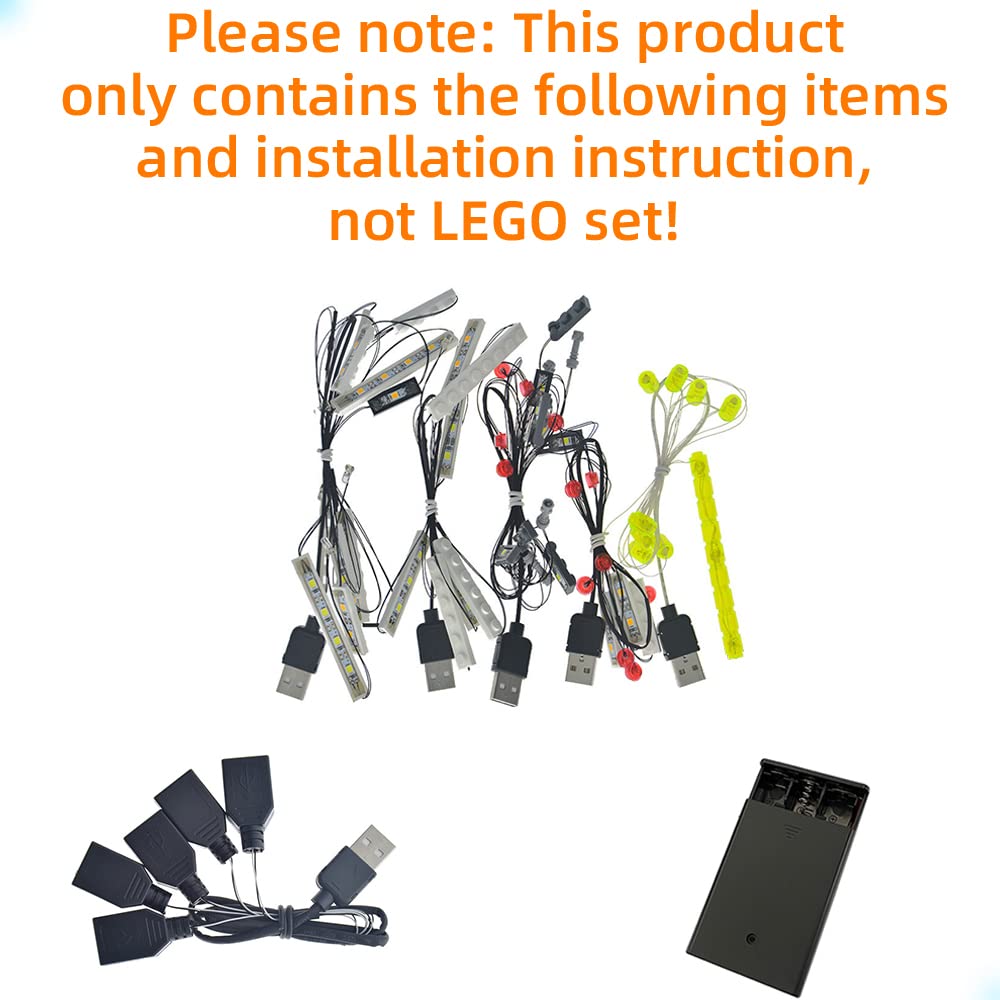 LED Light Kit for Lego Death Star 75159 & 10188 - Compatible Lighting Set for Star Wars Models (Not Included) - Perfect for Display & Nighttime Showcase
