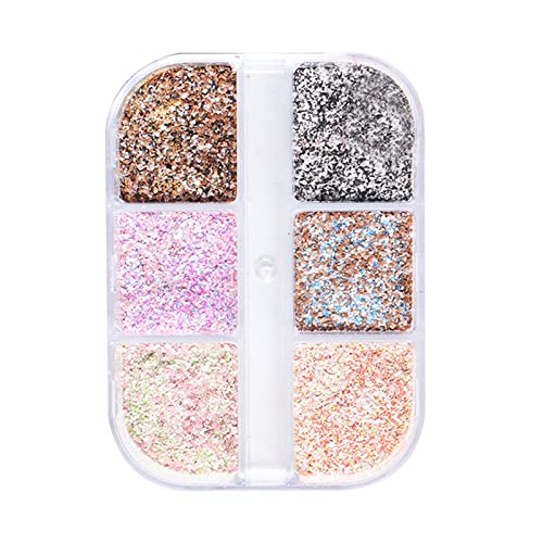Kaaka Nails Art - 5g Non-Floating Colorful Winter Woolen Nail Powder for Manicure | Grain Effect Nail Art Powder | Easy to Use Solid Powder for DIY Nail Designs | Perfect for Holiday Nail Art and Winter Manicures