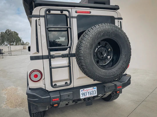 Grenadier Tire Relocation Bracket - Euro Style Off-Road Accessory for Jeep & 4x4 Vehicles | Perfect for Adventure & Overlanding