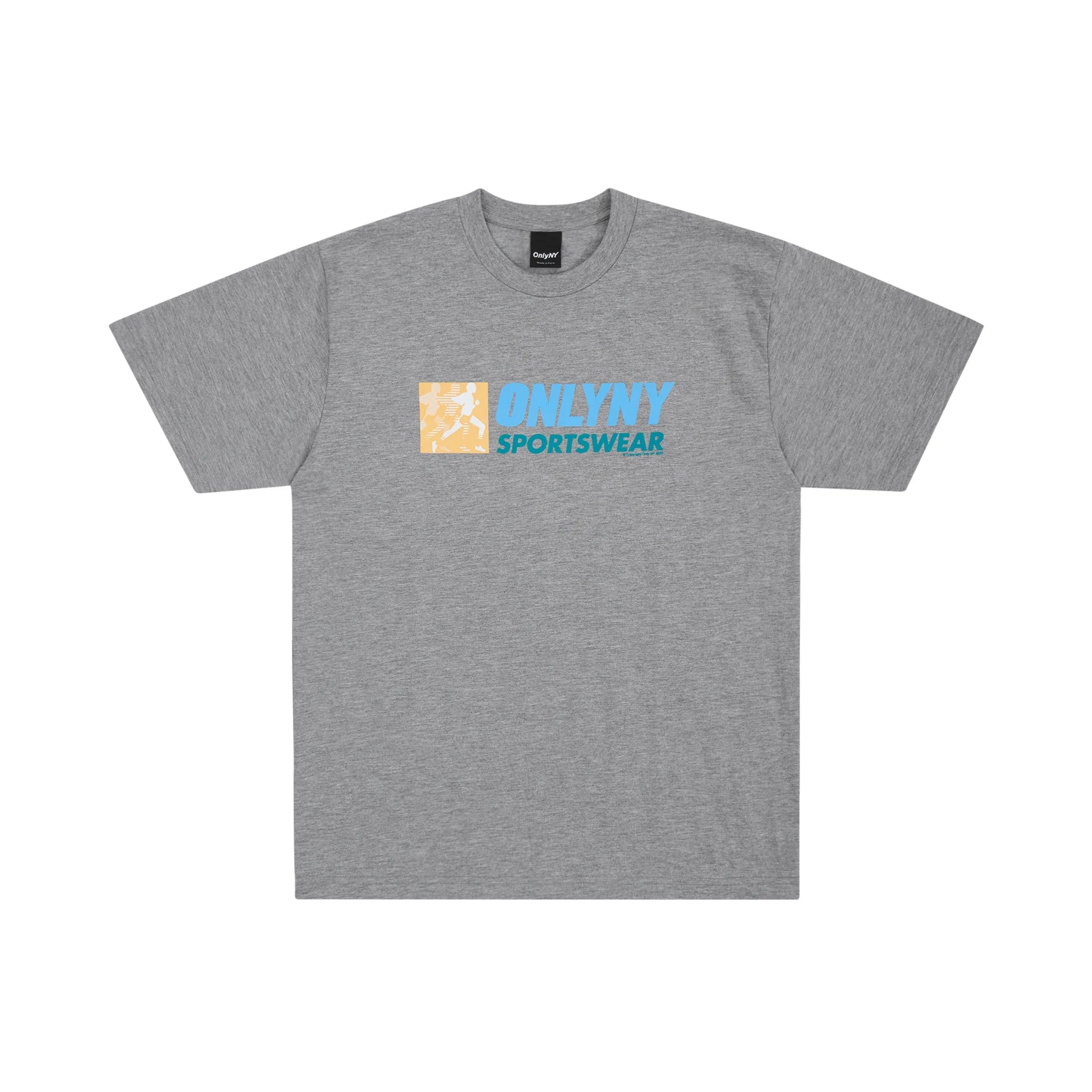 Only NY Medley T-Shirt - Heather Grey | Comfortable Unisex Cotton Tee for Casual Wear & Street Style