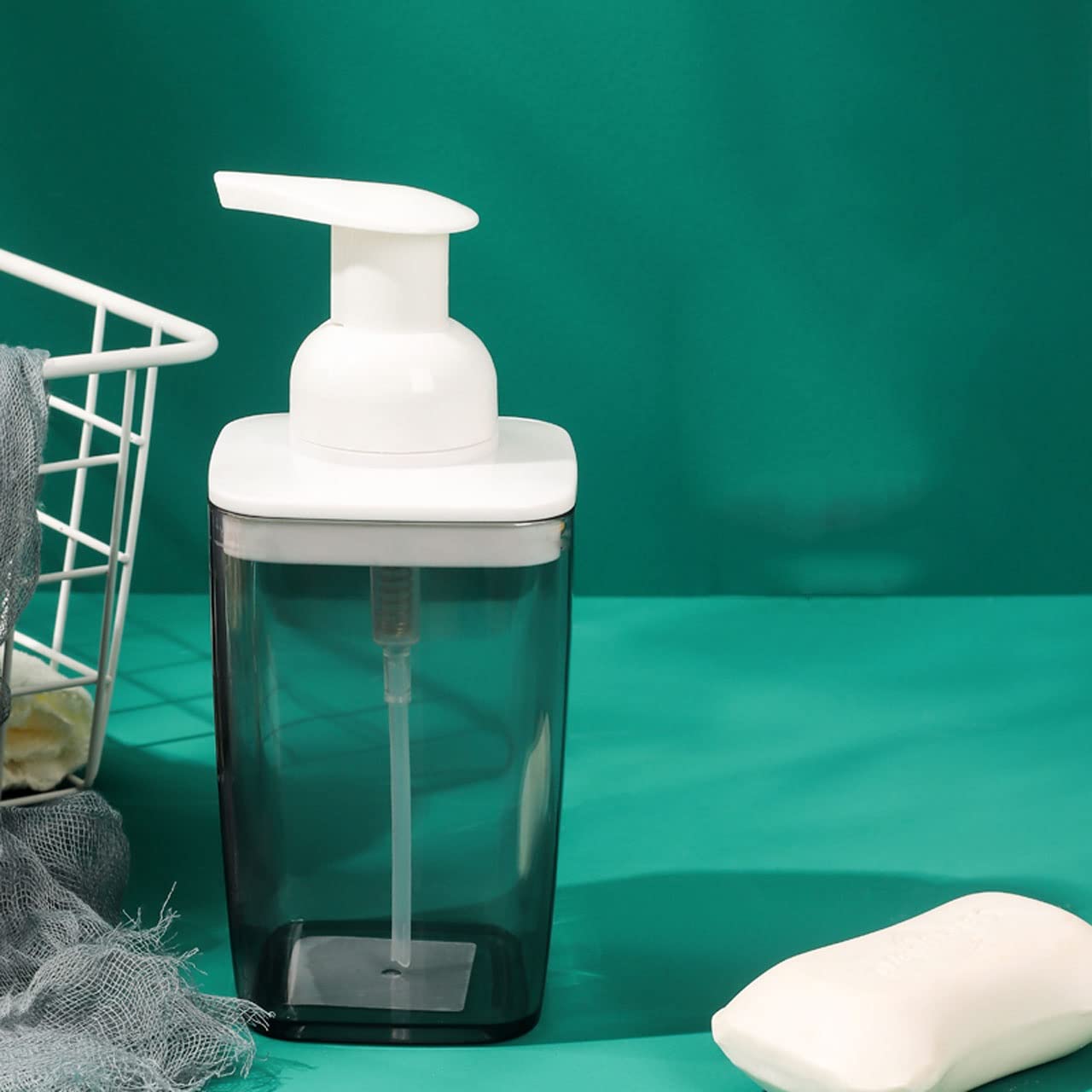 SQLCF Foaming Soap Dispenser - Automatic Hand Wash & Shampoo Bubble Maker for Bath, Shower & Lotion | Perfect for Kitchen, Bathroom & Salon Use