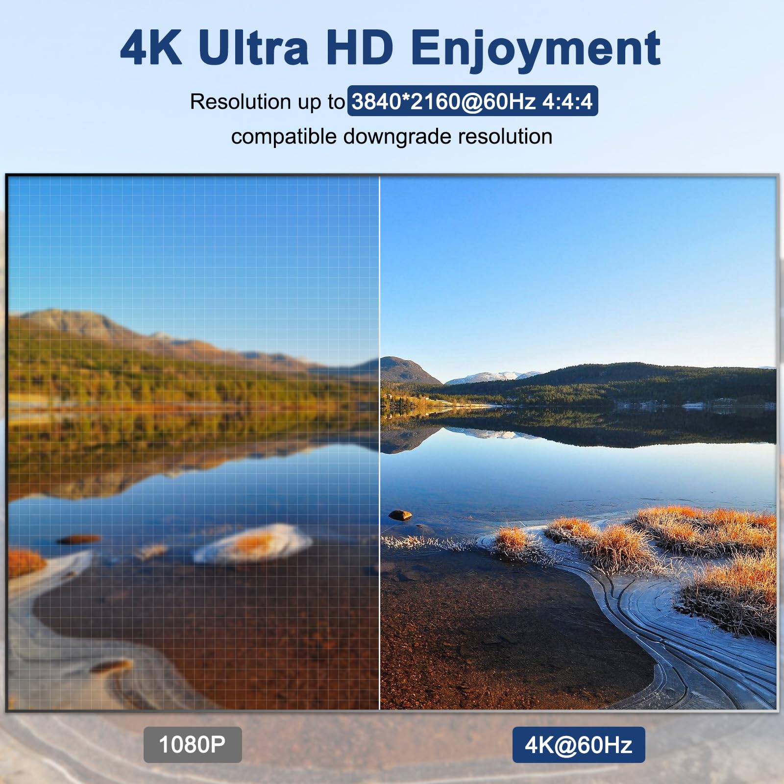 4K@60Hz HDMI KVM Switch for 3 Computers to 2 Monitors - Dual Monitor Sharing with Keyboard, Mouse & Printer - Includes Wired Remote & 5 Cables - Perfect for Home Office, Gaming Setup & Multi-PC Workstations