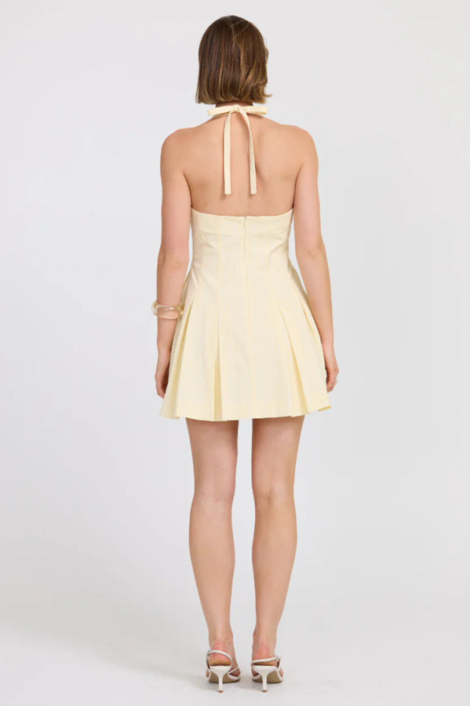 Reprieve Pannacotta Halter Mini Dress - Sexy Summer Party Dress for Women, Beach Vacation, Date Night & Club Wear