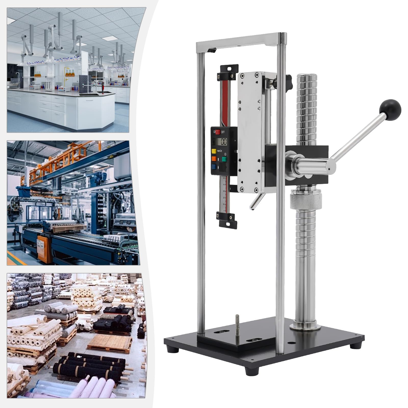 AST-S Spring Tension Compression Testing Machine - Digital Force Gauge for Spring Pressure & Load Measurement - Perfect for Automotive, Industrial & Laboratory Spring Testing Applications