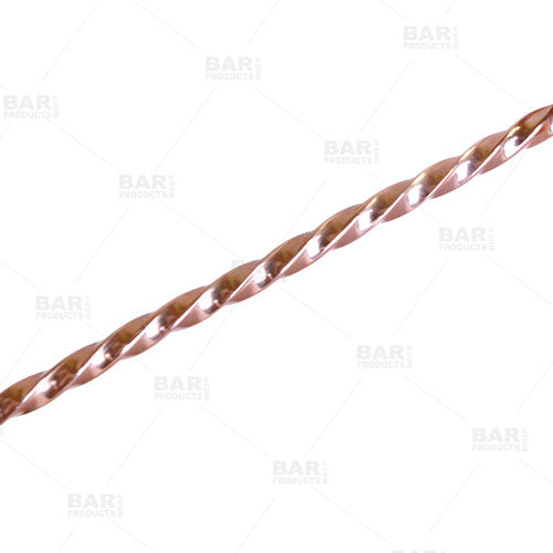 BarConic® Copper Trident Bar Spoons - Professional Mixology Tools (12/14/16 Inch Options) - Perfect for Cocktail Making, Home Bars & Bartending Accessories
