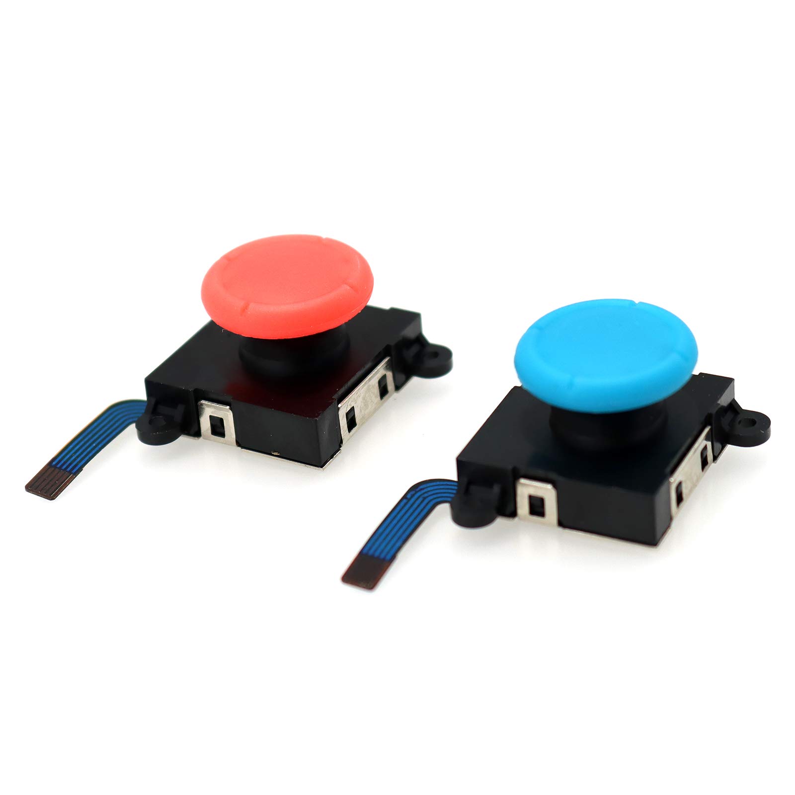 Original Title: Deal4GO Left & Right Replacement Joystick Analog ThumbStick Button Module for Nintendo Switch Joy Con Controller or Switch Lite (Blue & Red)    Optimized Title:   **Nintendo Switch Joy-Con & Lite Replacement Joystick Module - Left/Right Analog Thumbstick Buttons (Blue & Red) | Compatible with Switch Joy-Con & Lite Controllers | Perfect for Gaming Repairs & DIY Replacements**