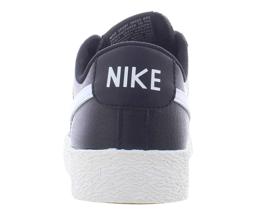 Nike Boys Blazer Low '77 Sneakers - Big Kids Size, Classic White & Black Basketball Shoes for School, Casual Wear & Sports