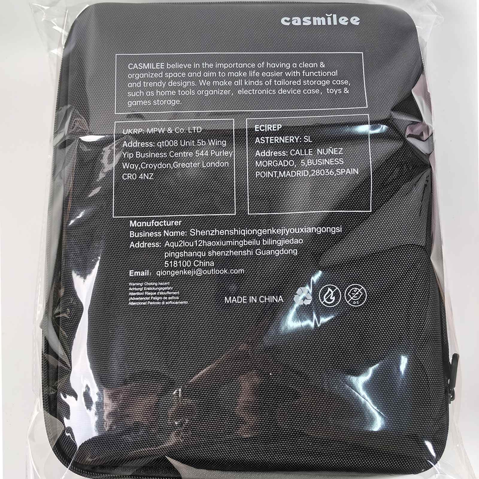 Casmilee Portable Pump Storage Bag for FLEXTAILGEAR Mini MP2 Pro/Max Pump 2 Pro/ETENWOLF AIR 3 Tiny Air Mattress Compressor - Compact Travel Case for Camping, Inflatable Pool Floats & Vacuum Storage Bags