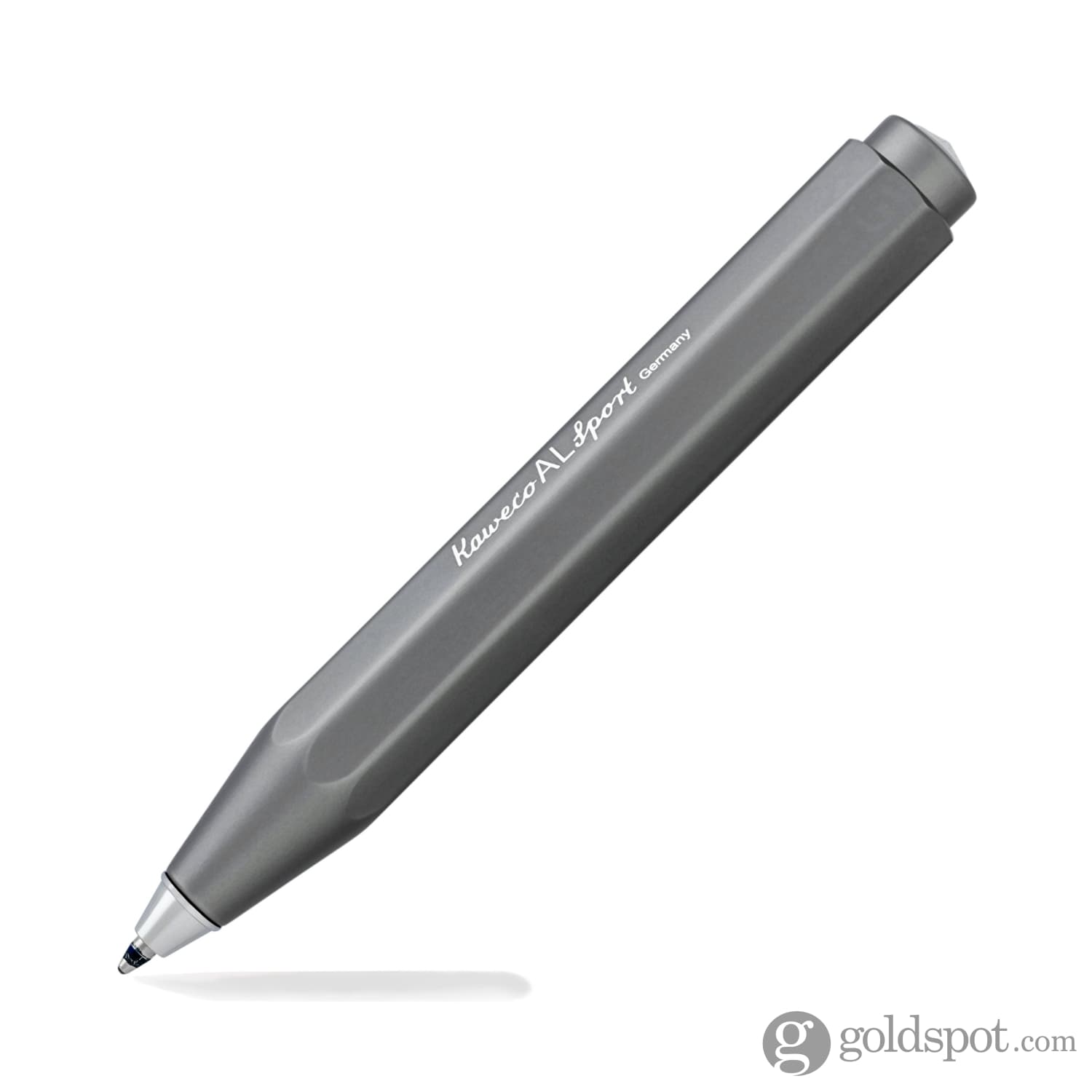 Kaweco AL Sport Grey Ballpoint Pen - Premium Aluminum Writing Tool for Professionals & Students - Perfect for Office, School & Travel Use