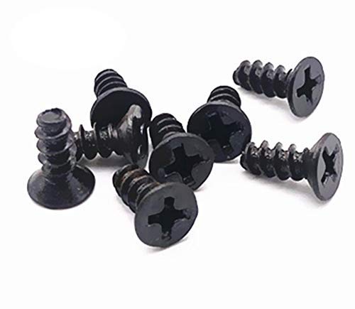 Computer Cooling Fan Mount Screws - 50Pcs Black Cross Screws for PC Case Fan Installation | Perfect for DIY Computer Builds & Cooling System Upgrades