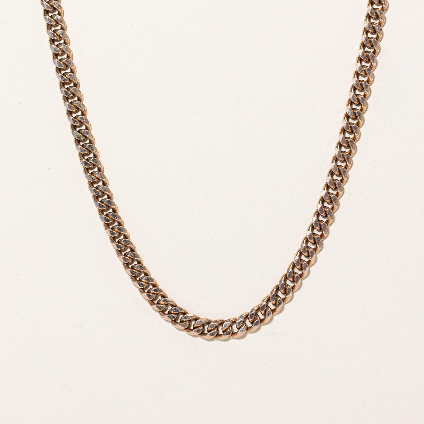 10K Yellow Gold Cuban Link Chain 20