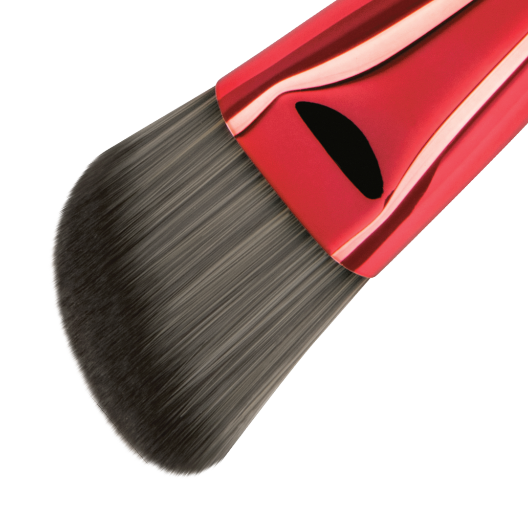 Melanie Mills Hollywood Angled Face & Body Brush MM01 X Omnia - Professional Makeup Brush for Flawless Contouring & Highlighting - Perfect for Bridal, Photo Shoots & Everyday Glam