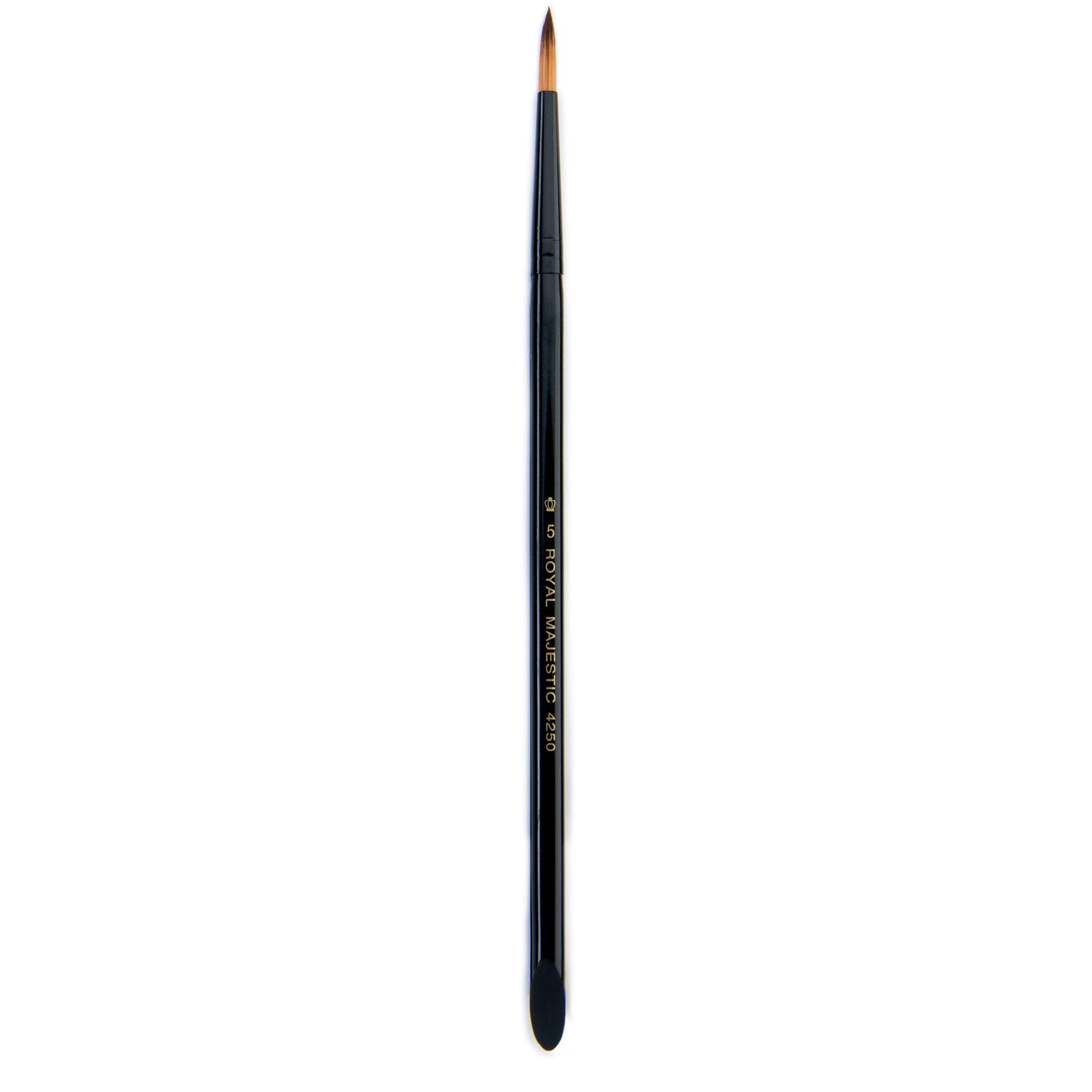 ROYAL BRUSH Majestic Round #6 Paint Brush - Professional Artist Brush for Oil, Acrylic & Watercolor Painting - Perfect for Canvas, Wood & DIY Art Projects (R4250-6)