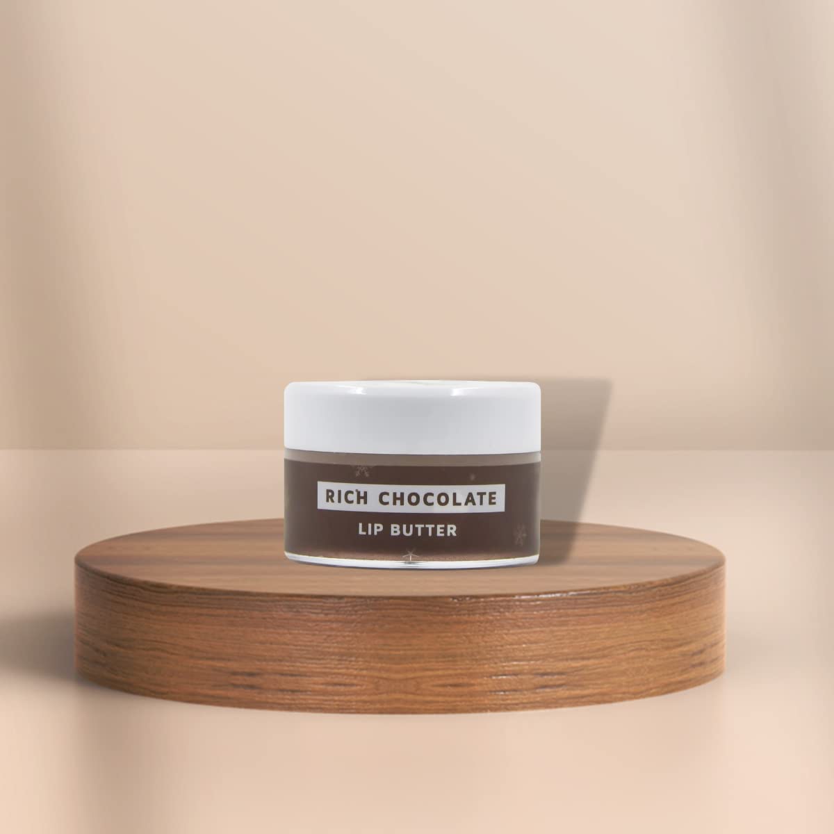 Iris Rich Chocolate Lip Butter - Deep Moisturizing & Nourishing Lip Balm with Cocoa Flavor | 10g Hydrating Lip Care for Dry, Chapped Lips | Perfect for Winter Skincare & Everyday Lip Protection