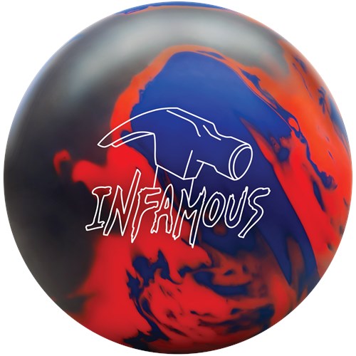 Hammer Infamous Bowling Ball - High Performance Reactive Resin for Strikes & Spares | Perfect for League Play & Tournaments