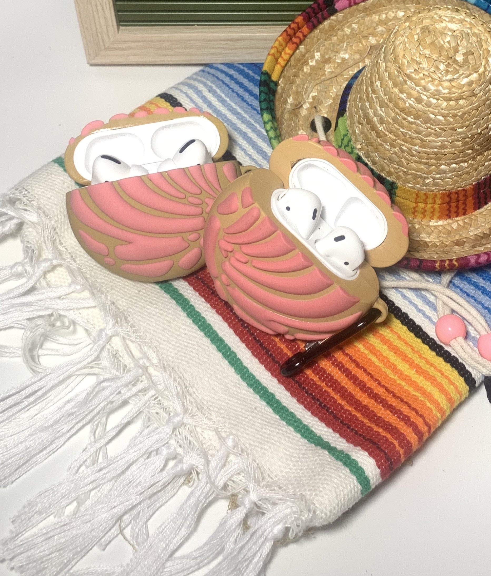 Pink Concha AirPods Pro Case - Cute & Protective for Daily Use