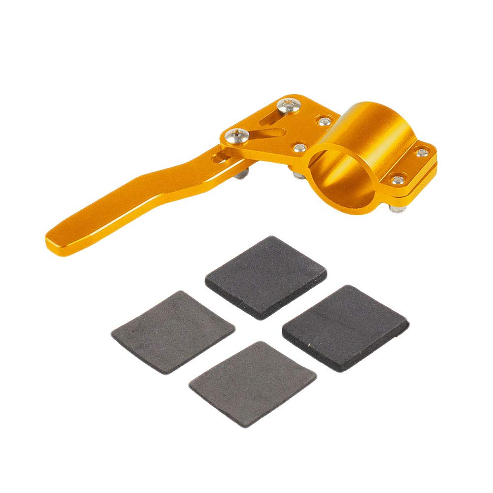 Alloy Car Turn Signal Lever Extender - Golden Steering Wheel Accessory for Driving Comfort