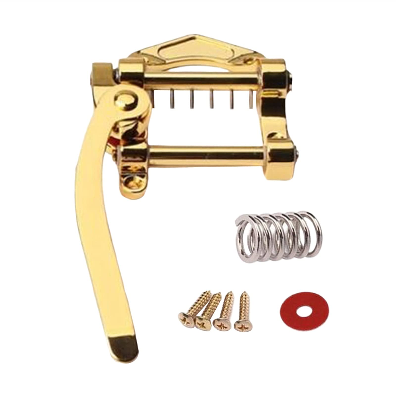 High-Quality Electric Guitar Bridge Saddle & Tremolo Tailpiece Set for Jazz Guitars | Premium Replacement Parts for Enhanced Tone & Sustain | Perfect for Stage Performances & Studio Recordings