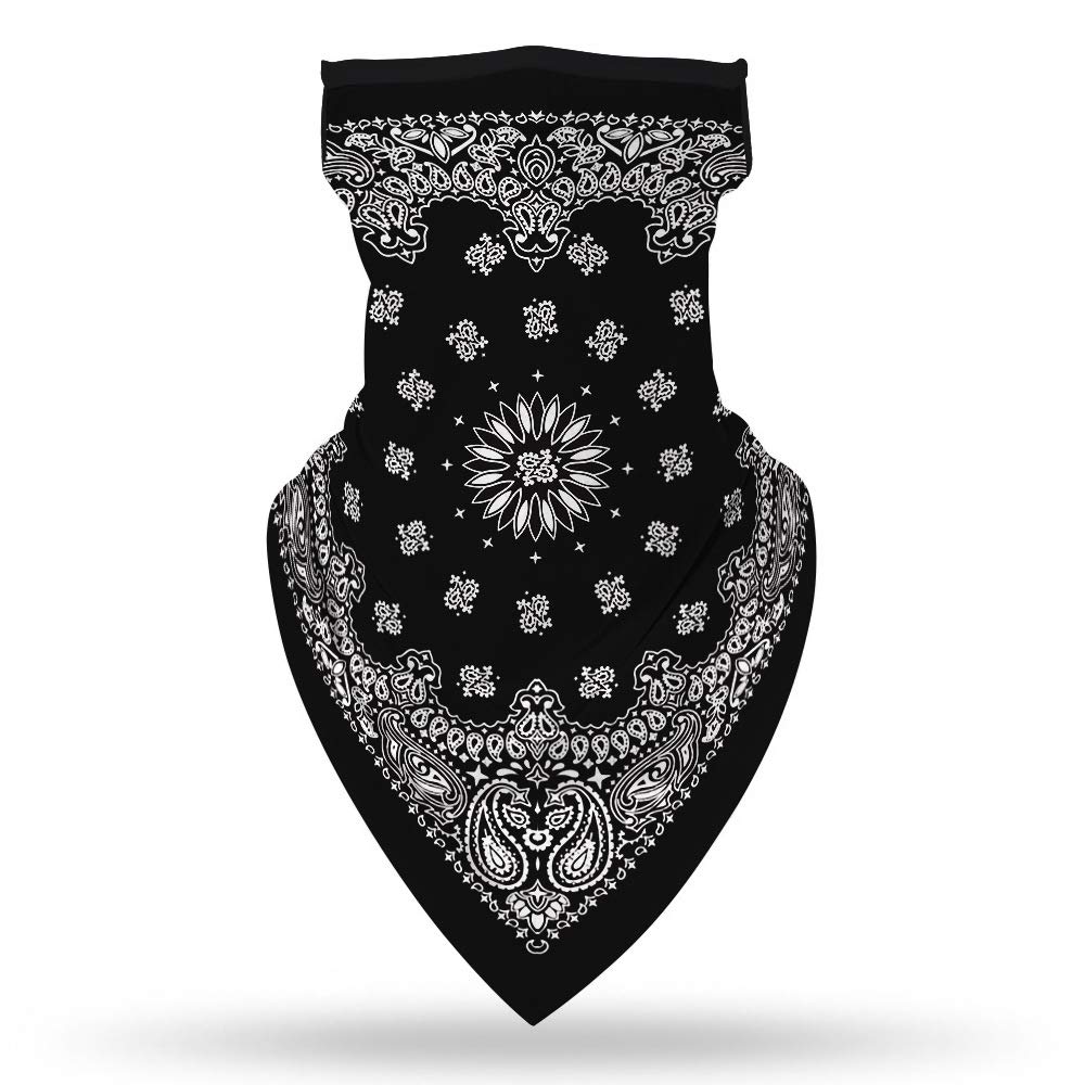 Cooling Neck Gaiter & Balaclava - Ice Silk Face Scarf for Outdoor Sports, Cycling, Running - Dust Protection & UV Sun Protection - Breathable Summer Headwear (Black) - Perfect for Hiking, Motorcycling, and Hot Weather Activities