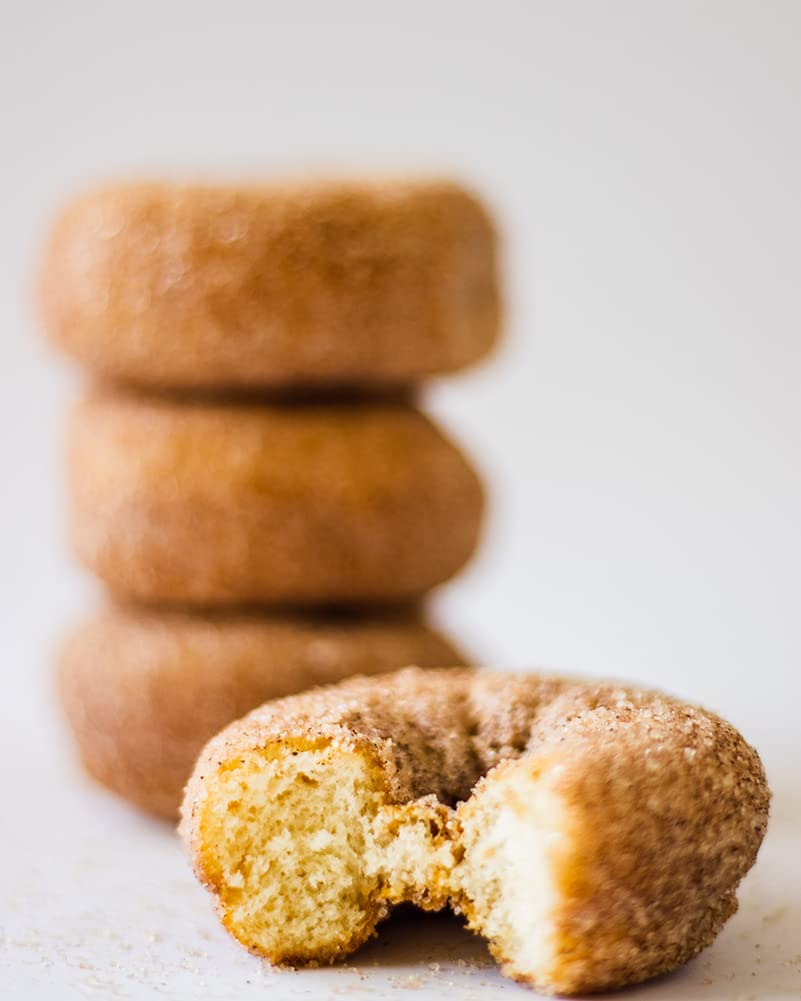 Rabbit Creek Apple Cider Donut Mix with Dusting Sugar - Easy Baked Donut Recipe Kit - Perfect for Breakfast, Snacks & Holiday Baking - Homemade Donut Baking Mix for Family Gatherings