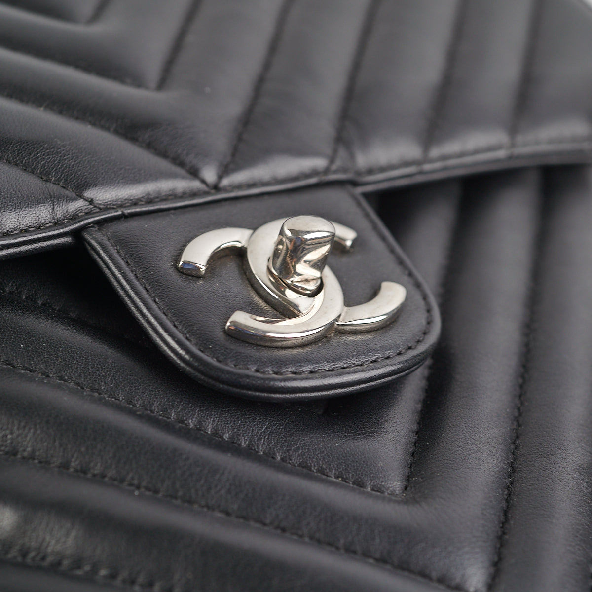 Chanel Chevron Large Urban Spirit Backpack Black - Luxury Designer Backpack for Women, Perfect for Travel, Work & Everyday Use