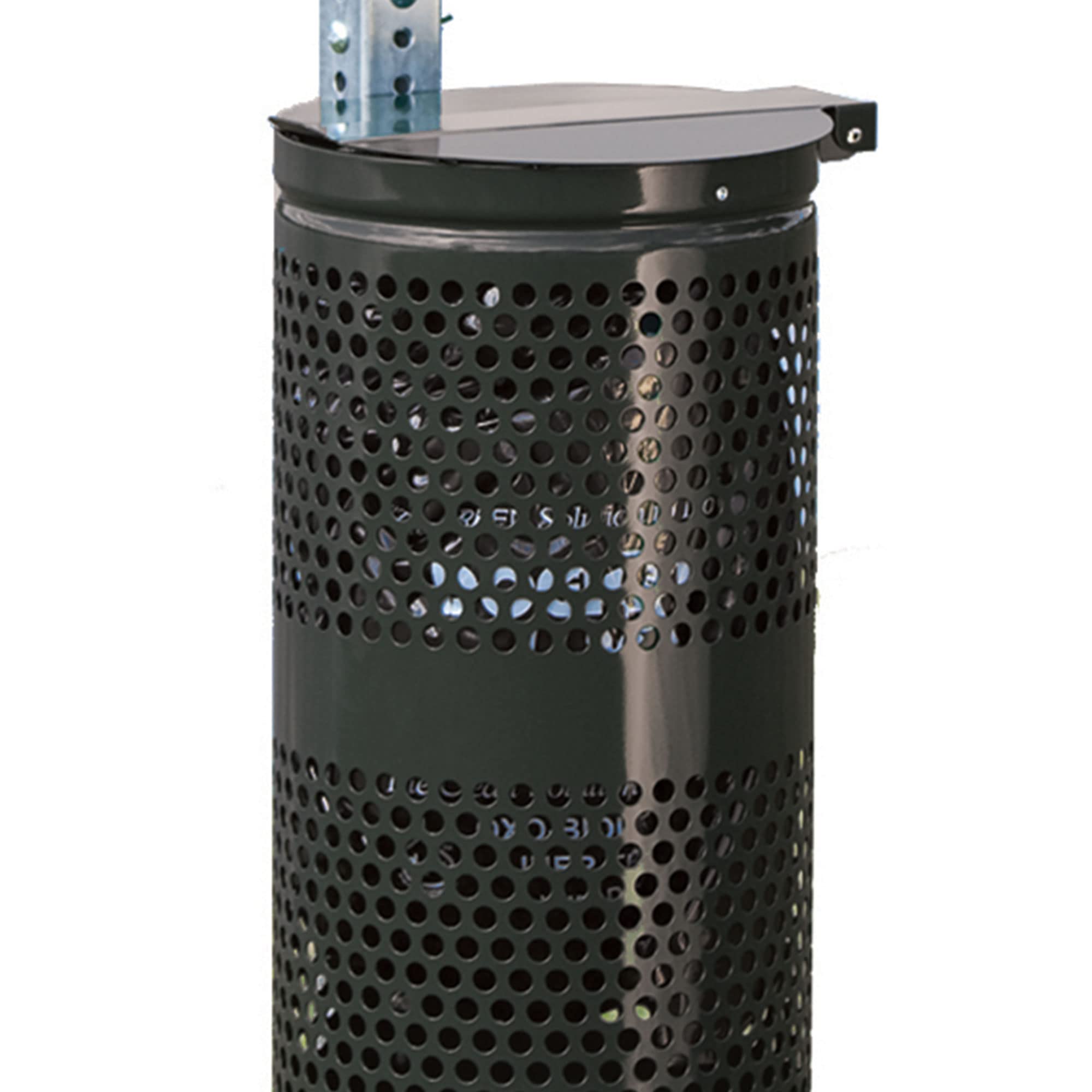 DOGIPOT 1003-L Pet Waste Station - Includes Sign, Dispenser, Steel Receptacle, Litter Bag Rolls & Trash Bags - Durable Outdoor Dog Poop Station for Parks, Trails & Neighborhoods - Forest Green