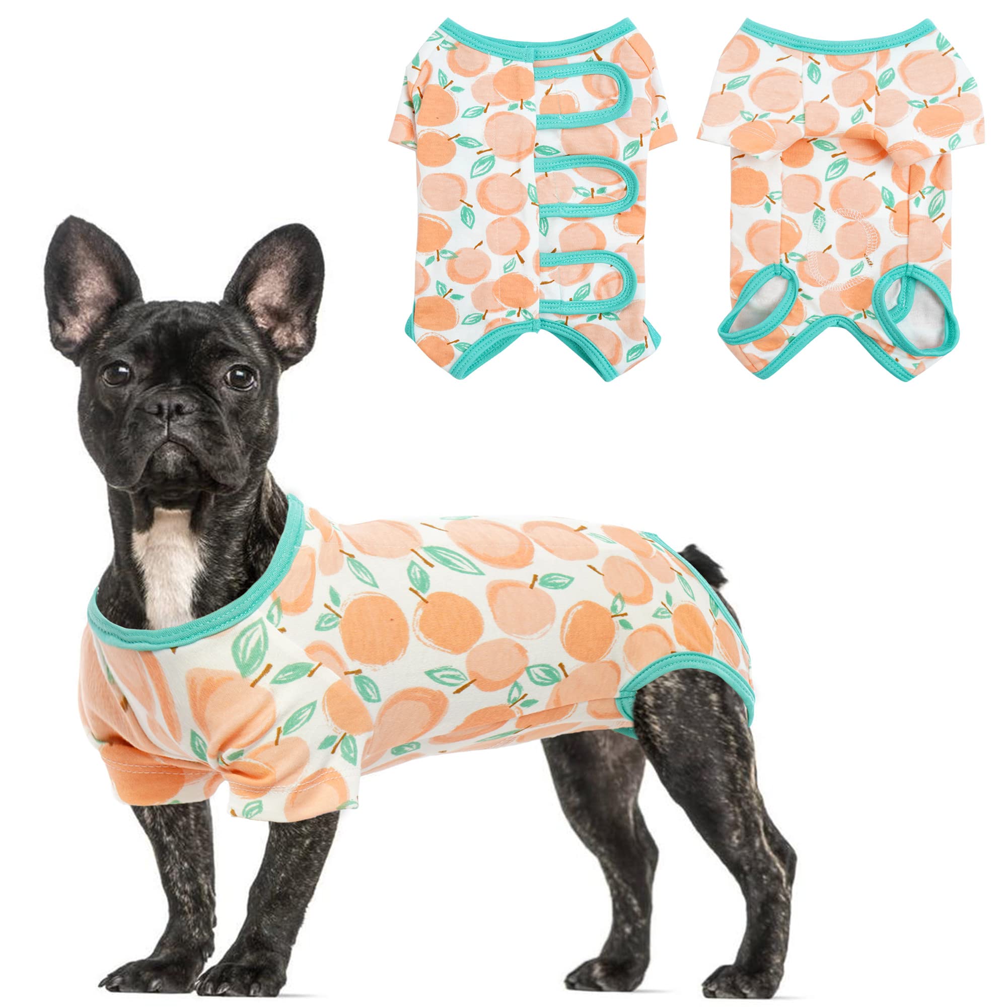 IDOMIK Post-Surgery Recovery Suit for Dogs & Cats - Anti-Licking Surgical Shirt, Abdominal Wound Protection Onesie, Soft E-Collar Alternative for Male & Female Pets - Perfect for Post-Operative Care, Wound Healing & Comfort at Home