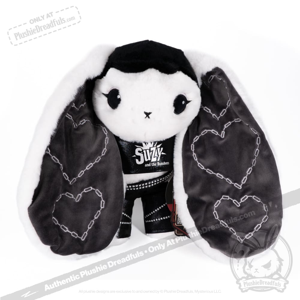 Goth Girl Plushie Dreadfuls - Soft Gothic Stuffed Doll for Alternative Fashion Lovers | Perfect for Bedroom Decor, Halloween Gifts & Emo Aesthetic Collections