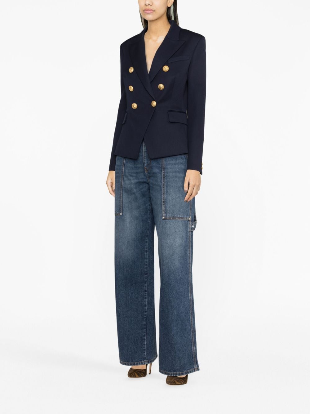 Balmain Blue Jackets for Men & Women | Luxury Designer Coats & Outerwear | Perfect for Parties, Events & Night Out