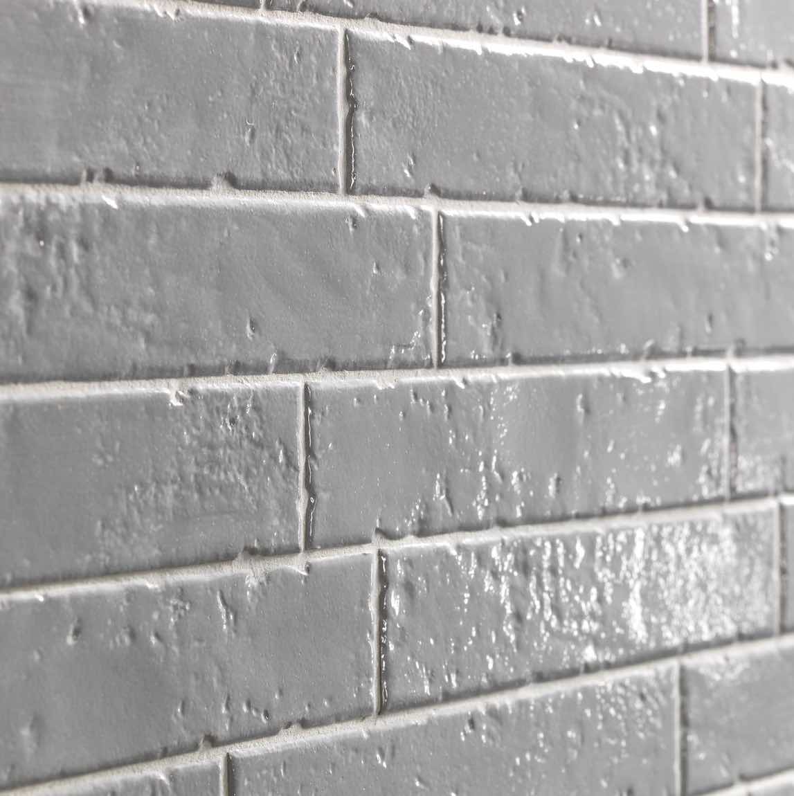 Modern Farmhouse Brick Porcelain Tile - Gray 2x9 Subway Tile - Matte Finish Ceramic Wall & Floor Tile - Perfect for Kitchen Backsplash, Bathroom Shower, and Fireplace Surround