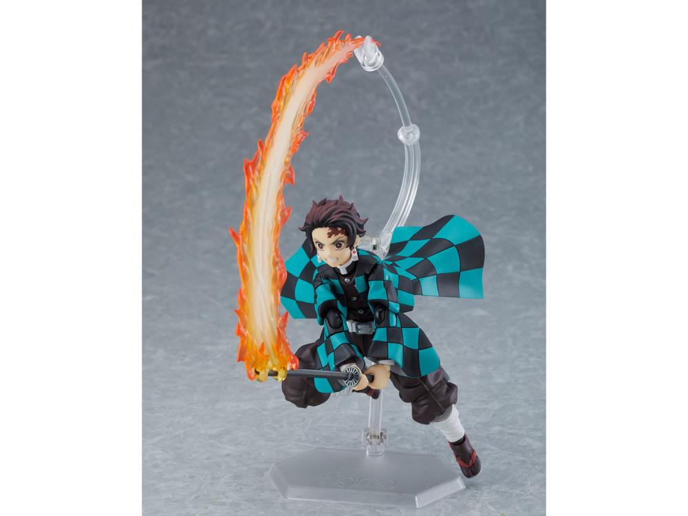 Figma #498 DX Tanjirou Kamado Demon Slayer Action Figure - Anime Collectible from Kimetsu no Yaiba Series for Display & Cosplay Enthusiasts
