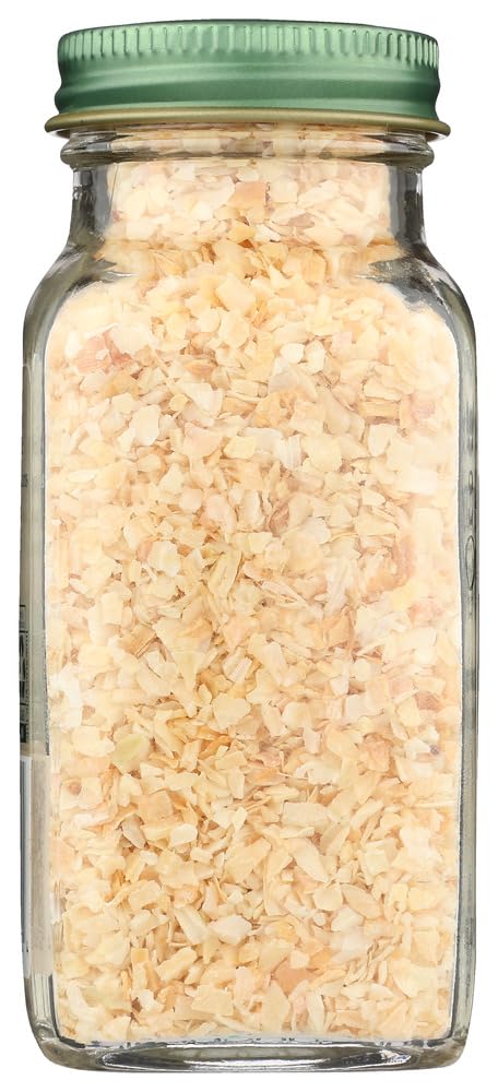 Organic White Minced Onion - 2.21 oz Bottle (Pack of 2) | Simply Organic | All-Natural Seasoning for Soups, Salads & Homemade Meals