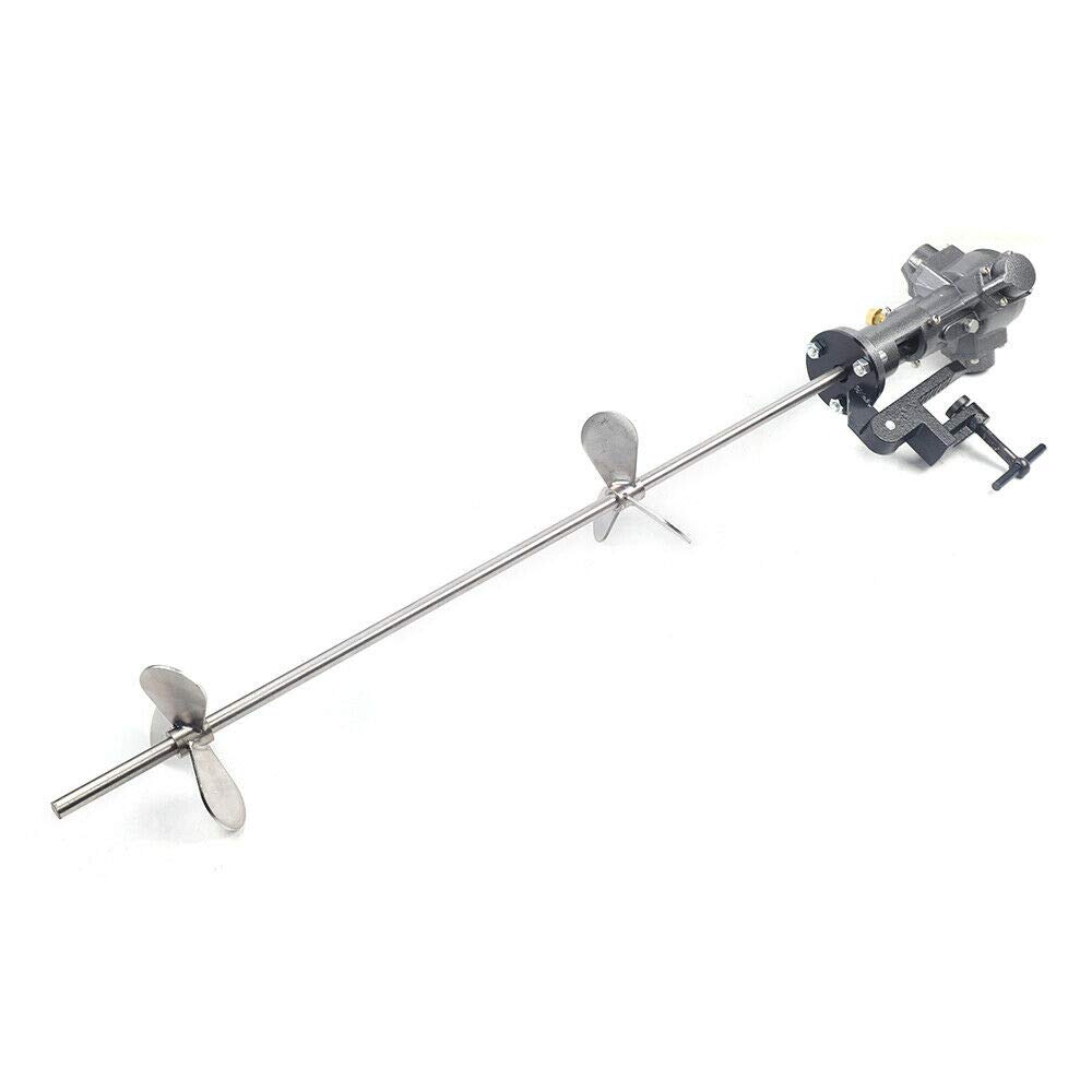CNCEST 1/2HP 50 Gallon Automatic Paint Mixer - Pneumatic Bracket Stirring Machine with Stainless Steel Clip - Perfect for Professional Paint Shops, Auto Body Repair & Industrial Coating Applications