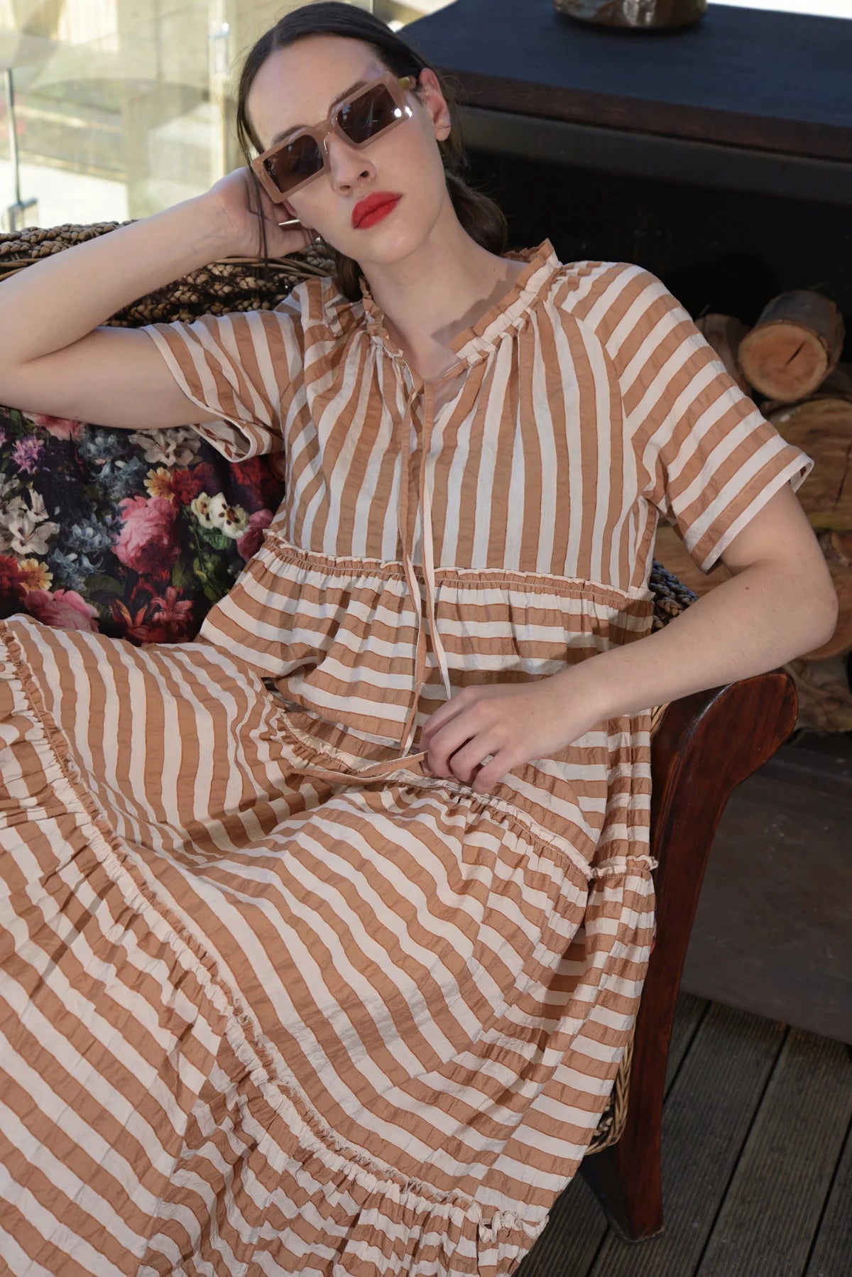 Trelise Cooper Curate A New Journey Dress - Elegant Floral Maxi Dress for Women | Perfect for Weddings, Parties & Summer Vacations